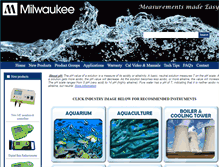 Tablet Screenshot of milwaukeeinstruments.com